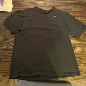 Gymshark Oversized Black Tee - Short Sleeve for CrossFit or Weightlifting